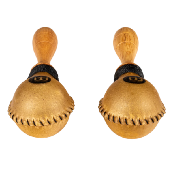 Meinl Percussion Natural Rawhide Maracas - Mini Size (MSM2) - Image 3