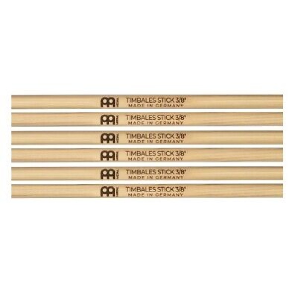 Meinl Stick & Brush 3/8 Inch Timbale Sticks: Pack of 3 Pairs (SB118-3) - Image 3