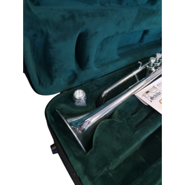 Open Box - Schilke B6 Bb Trumpet - Silver Plated with 3rd Slide Water Key - Image 4