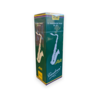Vandoren Java (Green Box) Bb Tenor Saxophone Reeds - Strength 2.5 - Box of 5 (SR2725)