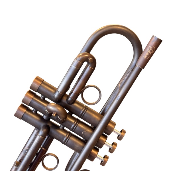 Mandala Draco Vintage Coffee Bb Trumpet with Dizzy Bell and Deluxe Case - Image 8
