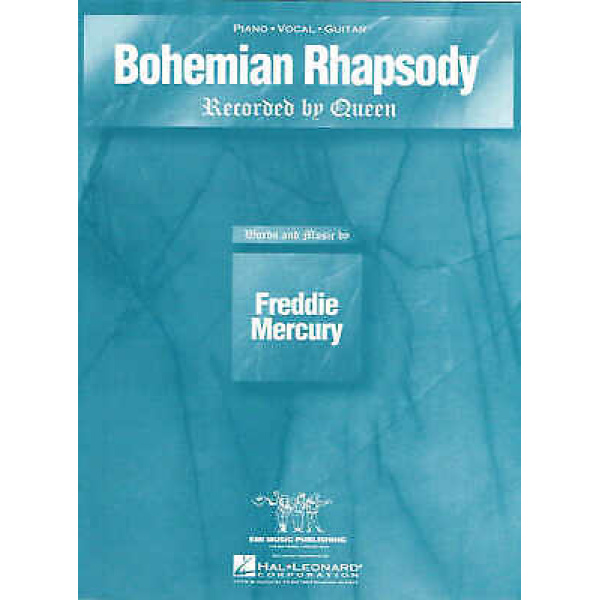 Queen - Bohemian Rhapsody - Freddie Mercury - Piano, Vocal & Guitar (HL00353358)