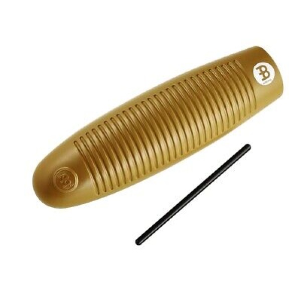 Meinl Percussion Turbo Guiro with Scraper, Three Sound Zones (GU9)