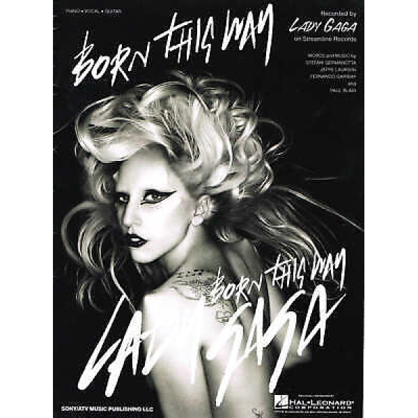 Pre-Owned Born This Way by Lady Gaga for Piano/Vocal/Guitar (HL00354172)