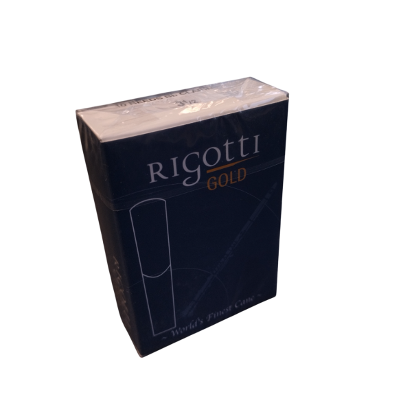 Rigotti Gold Bb Clarinet Reeds - Strength 3 1/2 - Box of 10