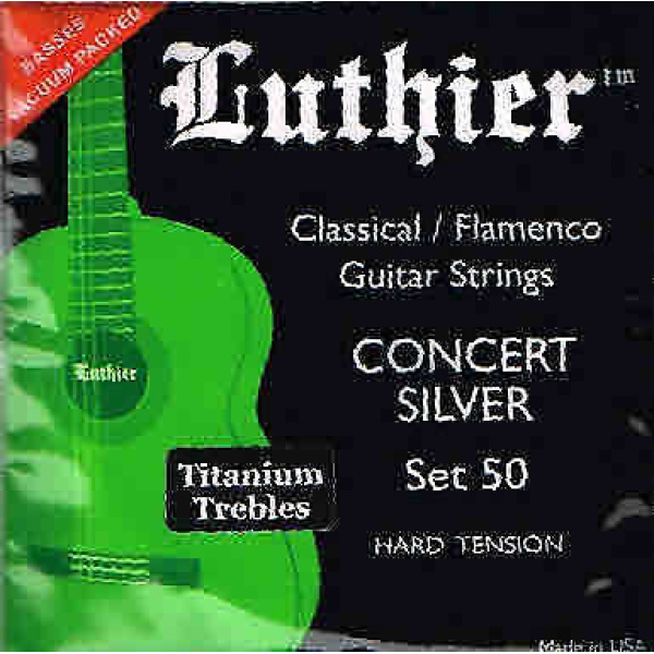 Luthier Classical Flamenco Guitar String Concert Silver - Titanium Trebles - S..