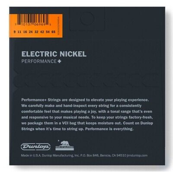 Jim Dunlop Nickel Wound Strings for Electric Guitar 09/65 - 8 String - DEN0965 - Image 2