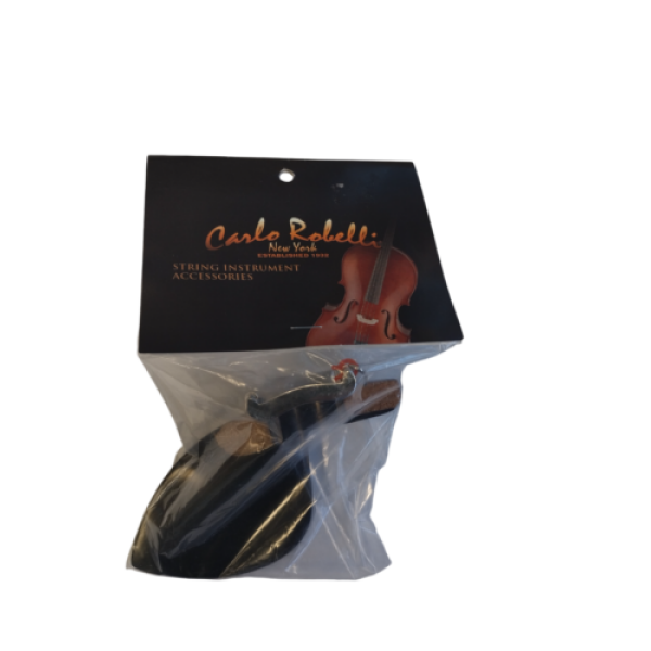 Open Box - Carlo Robelli Ebony 4/4 Violin Chin Rest