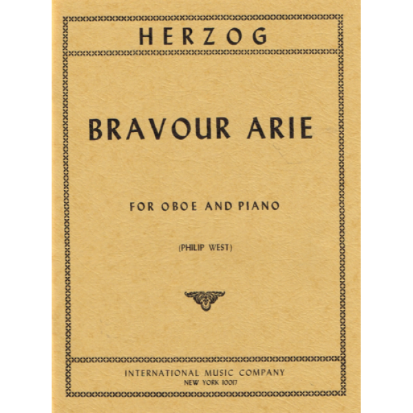 Herzog - Bravour Aria for Oboe and Piano - IMC (2904)