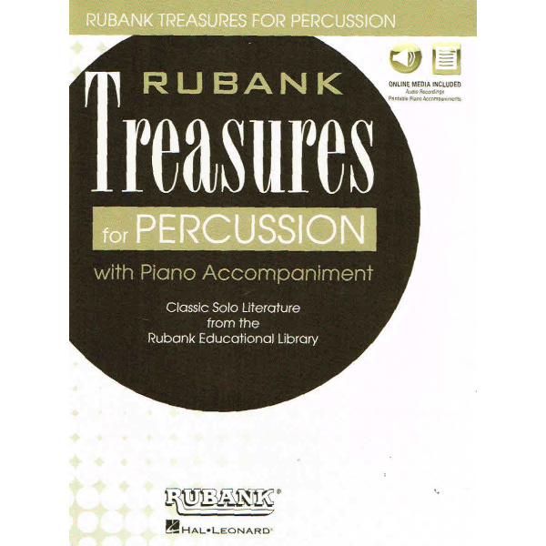 Treasures for Percussion with Piano Accompaniment (HL00196893)