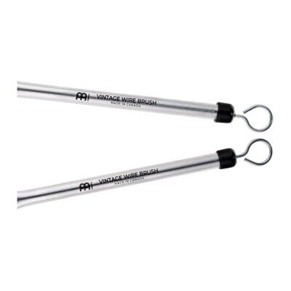 Meinl Stick & Brush Vintage Wire Brushes - Aluminum Handle Grip, Pair (SB309) - Image 5