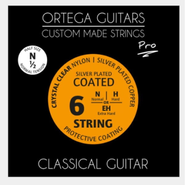 Ortega Classical Guitar Custom Strings for 1/2 Size - Normal Tension (NYP12N)