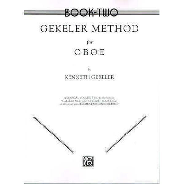 Gekeler Method for Oboe Book Two By Kenneth Gekeler (EL00095)