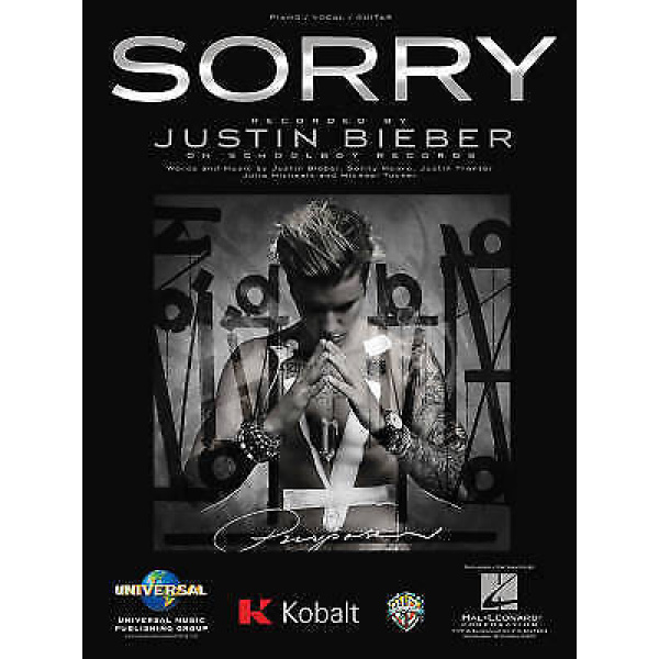 Sorry by Justin Bieber - Piano/ Vocal/ Guitar (HL00156194)