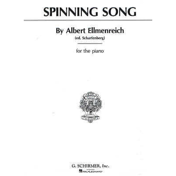 Pre-Owned Spinning Song by Albert Ellmenreich ed. Scharfenberg for the Piano (..