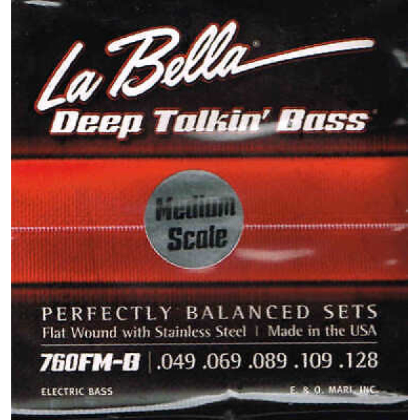 La Bella Deep Talkin' Bass - 5 String - Medium Scale - .049-.128 (760FM-B)