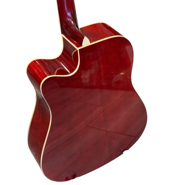 Scratch & Dent Oscar Schmidt Acoustic Guitar w/ Gig Bag - Tobacco Sunburst (OD45CTSPAK) - Image 7