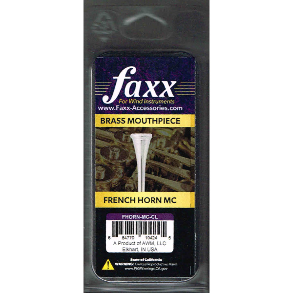 Faxx French Horn Mouthpiece Model MC (FHORN-MC-CL)