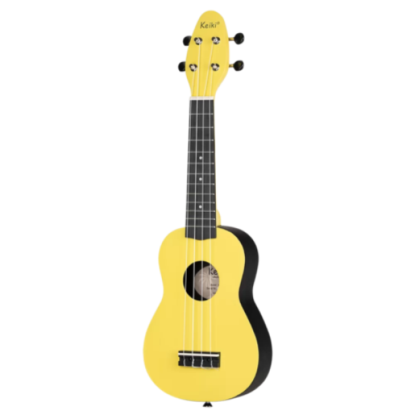 Ortega Keiko Soprano Ukulele Set Agathis ABS Lemon Grass (K2-LGR) - Image 3
