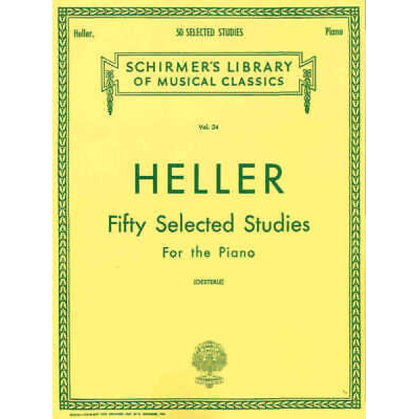 Heller Fifty Selected Studies For the Piano Vol. 24 (HL50252140)