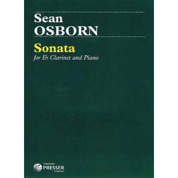 Sonata for Eb Clarinet & Piano by Sean Osborn (114-41866)