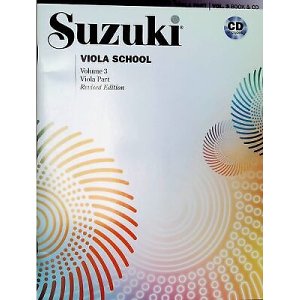 Pre-Owned Suzuki Viola School - Volume 3 - Viola Part Revised Edition w/ CD (4..
