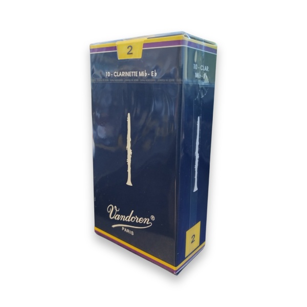 Vandoren Traditional Eb Clarinet Reed Strength 2 - Box of 10 (CR112)