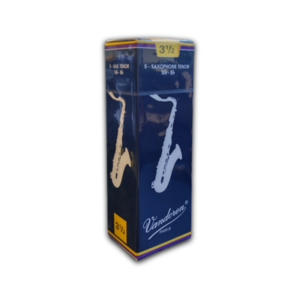 Vandoren Traditional Bb Tenor Sax Reeds - Strength 3 1/2 - 5-Pack (SR2235)