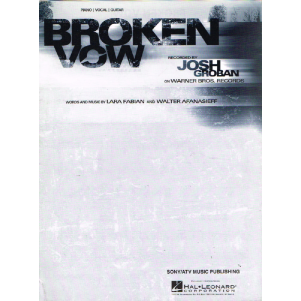 Pre-Owned Broken Vow by J. Groban - Piano/Vocal/Guitar (HL00352634)