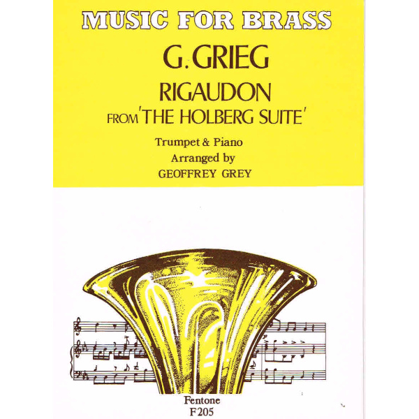 Rigaudon from The Holberg Suite for Trumpet & Piano (44005350)