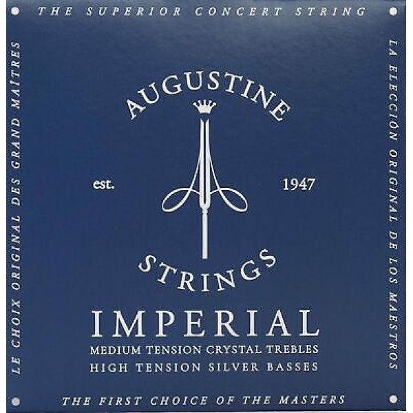 Augustine Guitar Strings - Imperials Blue Label - Set of 6 Strings (.73-1.14)