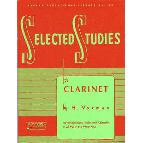 Selected Studies for Clarinet by H. Voxman (HL04470670)