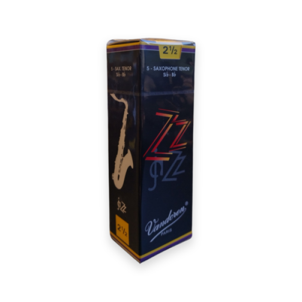 Vandoren ZZ Tenor Sax Reeds - Strength 2 1/2 - 5-Pack (SR4225)