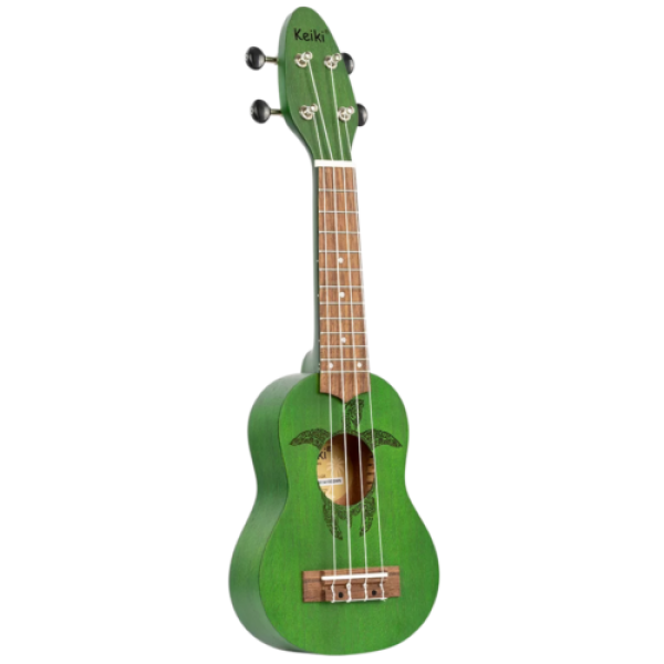 Ortega Keiki K1 Series Sopranino Ukulele Turtle Forrest Green (K1-GR)