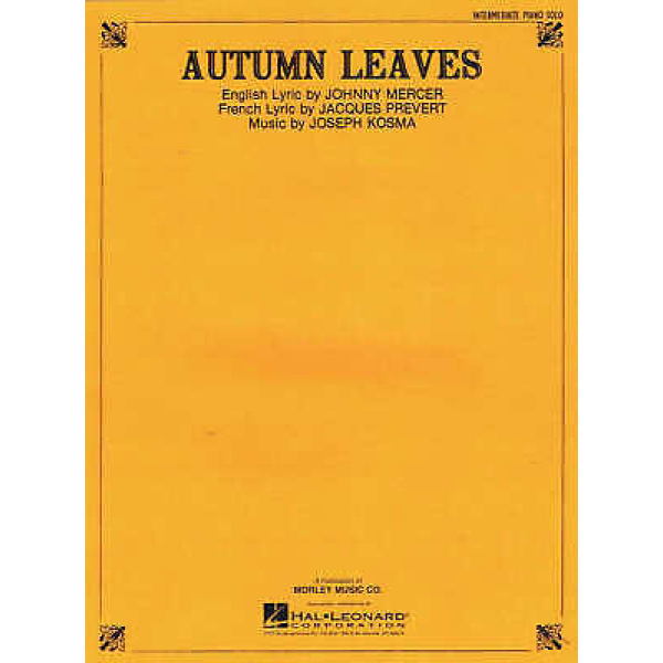 Autumn Leaves - Intermediate Piano Solo (HL00386146)