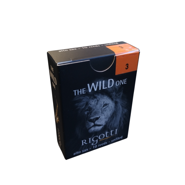 Rigotti The Wild One Eb Alto Saxophone Reeds - Unfiled - Strength 3 - Box of 10