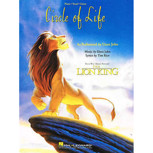Circle of Life from The Lion King- Elton John - Piano/Vocal/Guitar (HL00351007)
