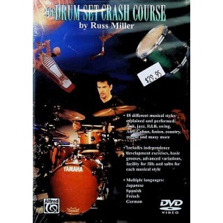 The Drum Set Crash Course by Russ Miller (904497DVD)