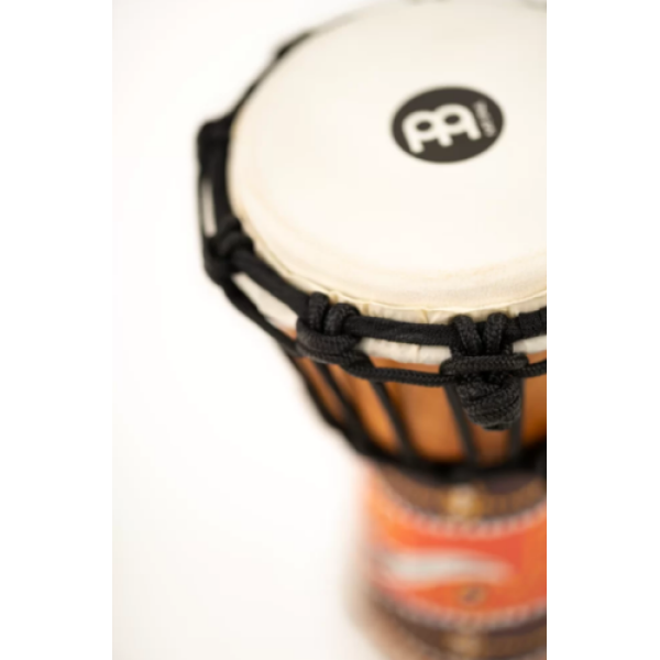 Meinl Percussion 4 1/2 Inch Wood Djembe - Python Design - Mahogany (HDJ5-XXS) - Image 3