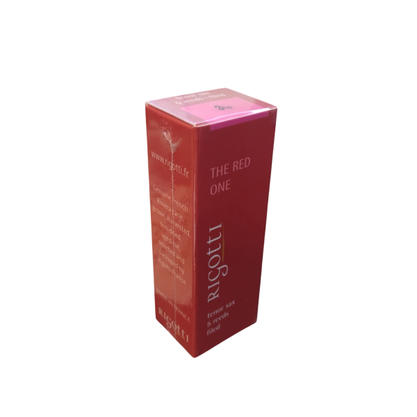 Rigotti The Red One Tenor Sax Reeds - Filed - Strength 3 1/2 - Box of 5