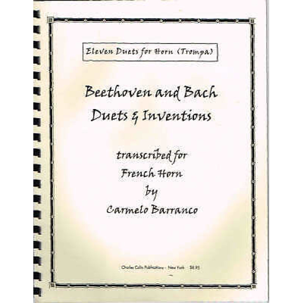 Eleven Duets for Horn (Trompa) - Beethoven and Bach Duet Inventions - French H..