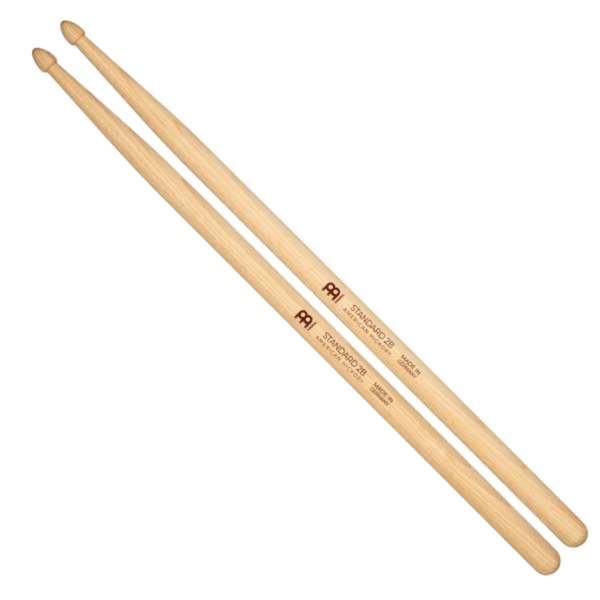 Meinl Stick & Brush Standard 2B - Hickory, Acord Wood Tip (SB144)