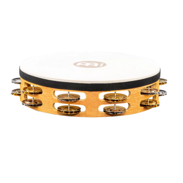 Meinl Percussion 10-Inch Goatskin Wood Tambourine (TAH2M-SNT) - Image 4