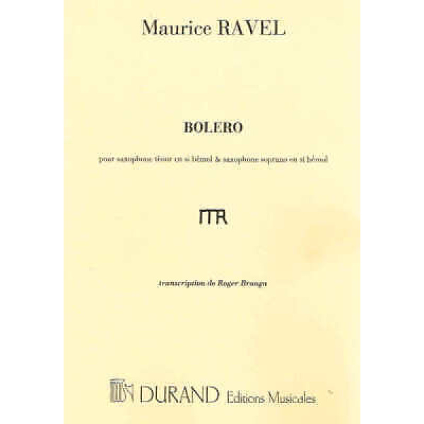 Bolero for Tenor Saxophone and Piano