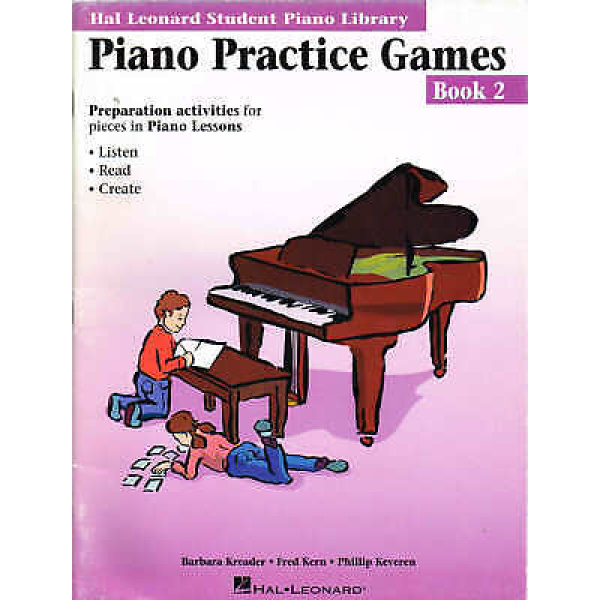 Pre-Owned Hal Leonard Student Piano Library - Piano Practice Games - Book 2 (H..