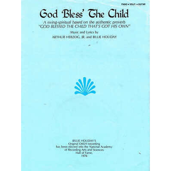 Pre-Owned God Bless' The Child By Arthur Herzog, Jr. And Billie Holiday - Pian..