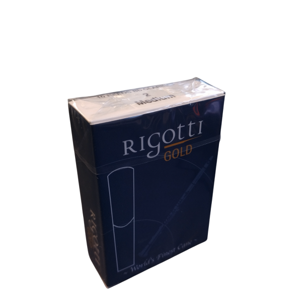 Rigotti Gold Bb Clarinet Reeds - Strength 2 Medium - Box of 10