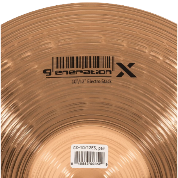 Meinl Cymbals - Generation X Electro Stack - 10/12 Inch (GX-10/12ES) - Image 10