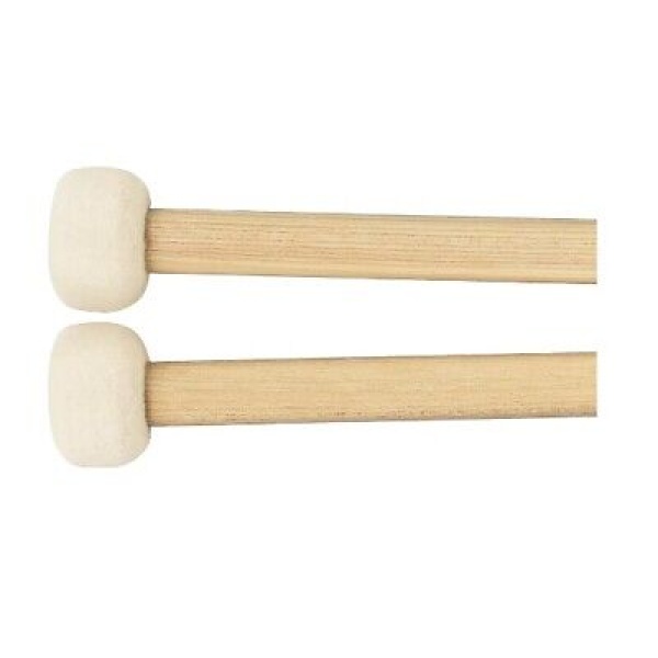 Meinl Stick & Brush Drum Set Mallet - Medium Felt, American Hickory (SB401) - Image 2