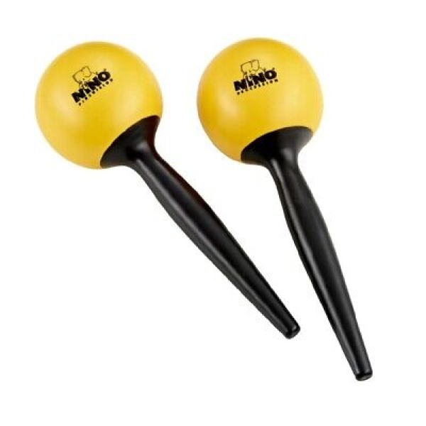 Nino Percussion Plastic Maracas - Yellow (NINO582Y)
